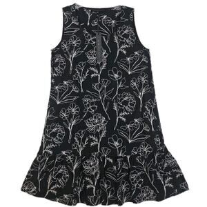 Jane + Delancey ~Woman Size M~ Black/White Embroidered Dress w/Pockets NWT.